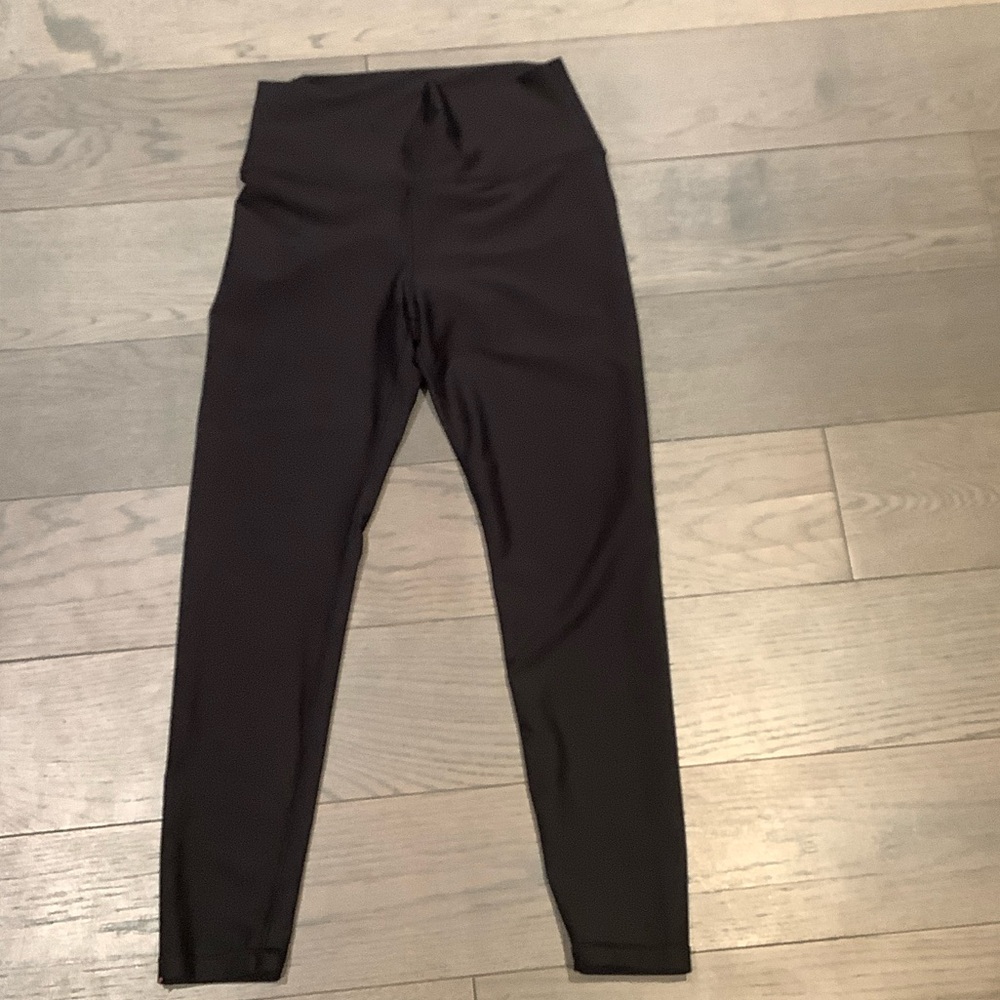 Old Navy power soft women’s Black/Charcoal Leggings